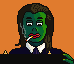 Zombie Pepe stamp